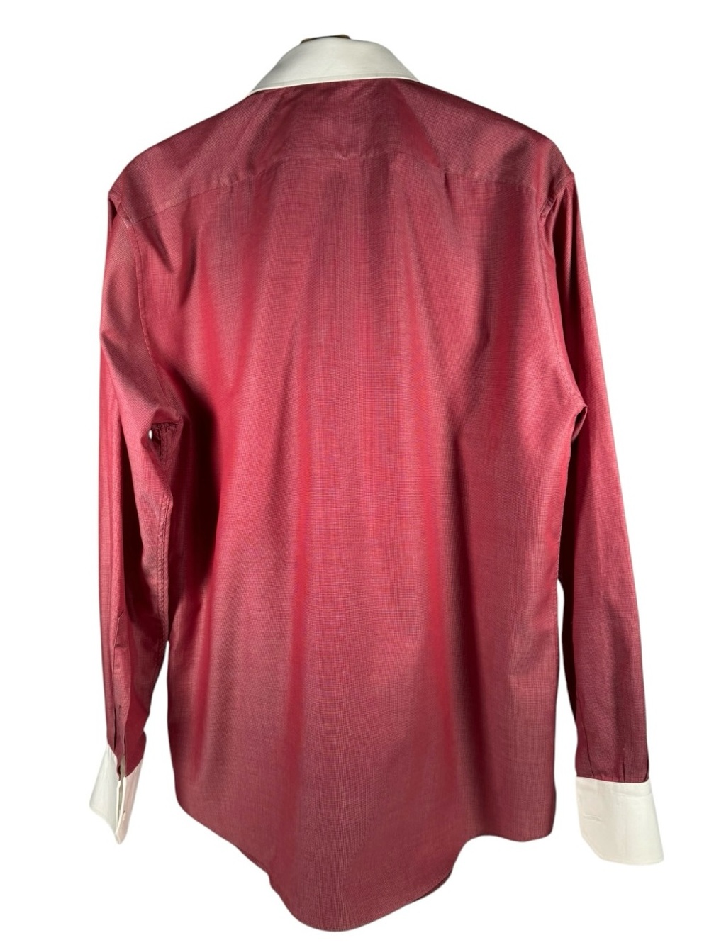 Gucci Red and White Dress Shirt with Long Sleeves - Picture 3 of 4